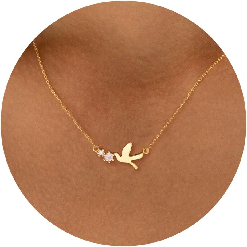 14K Gold Butterfly Pendant Necklace - Flutter & Fetch, Co.