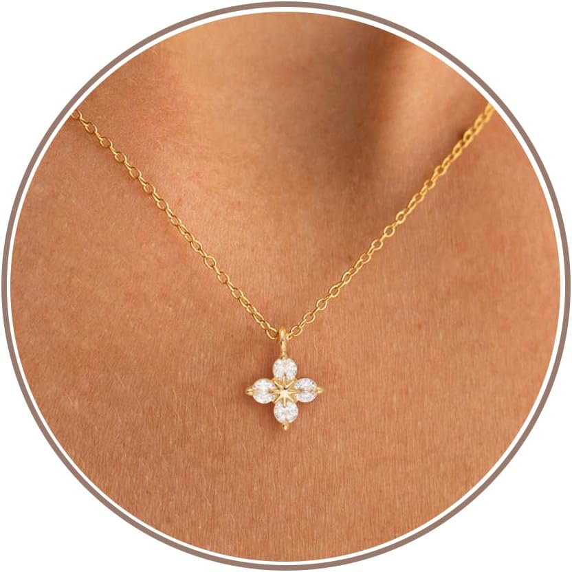 14K Gold Butterfly Pendant Necklace - Flutter & Fetch, Co.