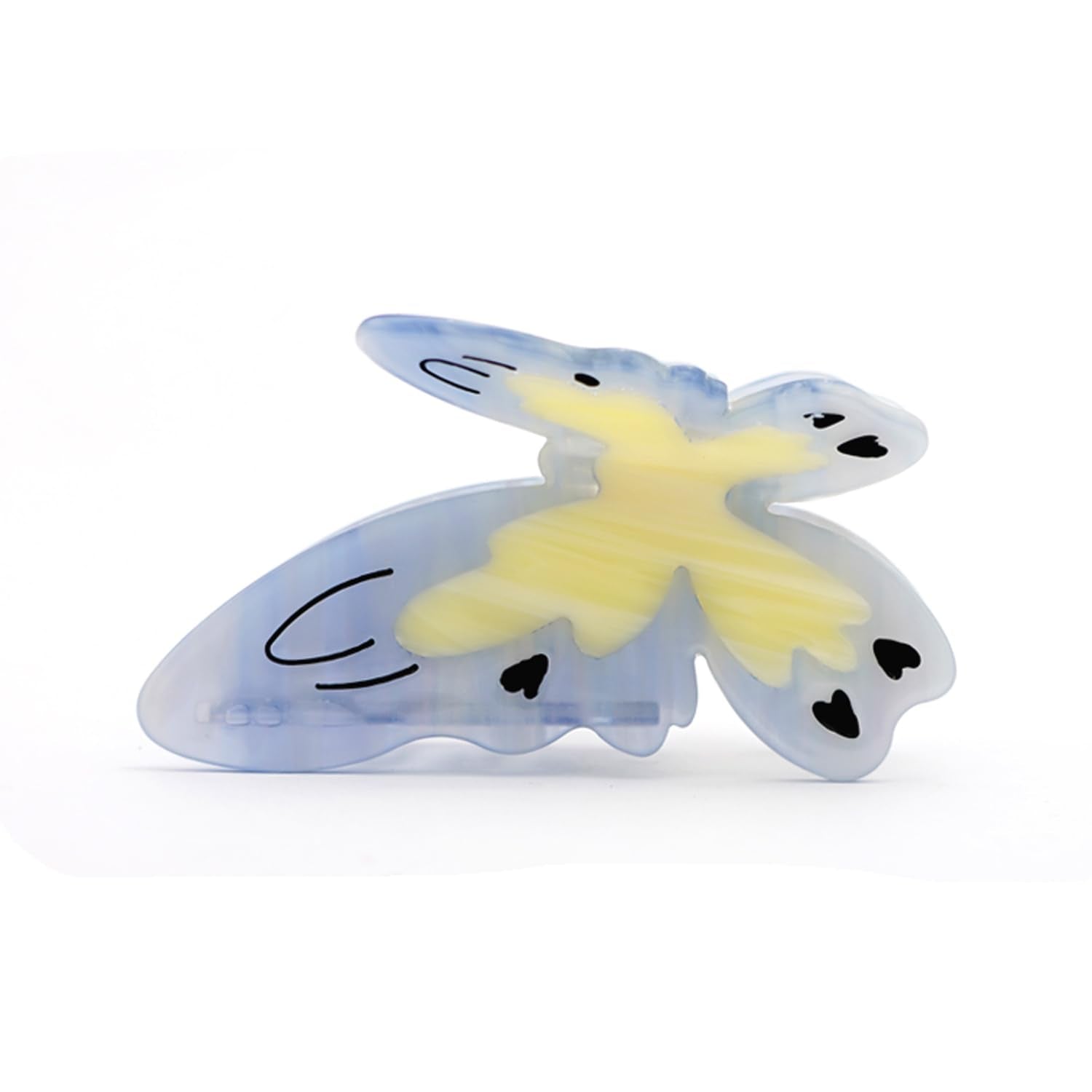 4.4 Inch Large Butterfly Claw Hair Clips - (4 Pack)