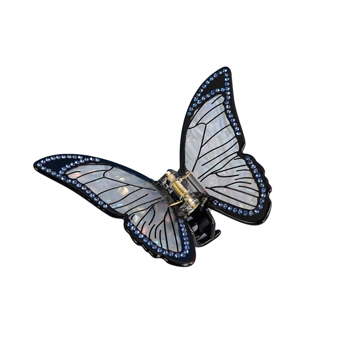 4.4 Inch Large Butterfly Claw Hair Clips - (4 Pack)