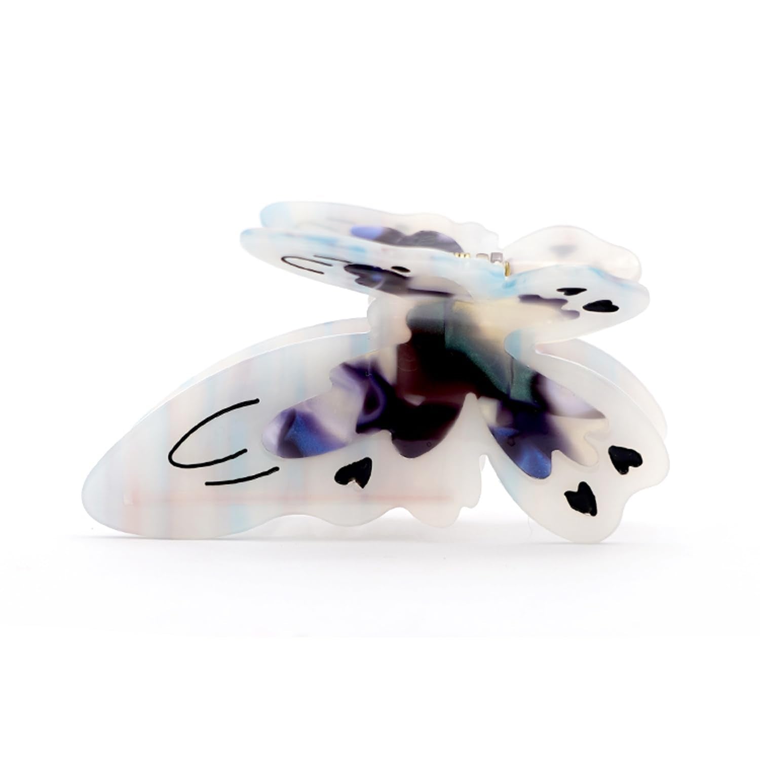4.4 Inch Large Butterfly Claw Hair Clips - (4 Pack)