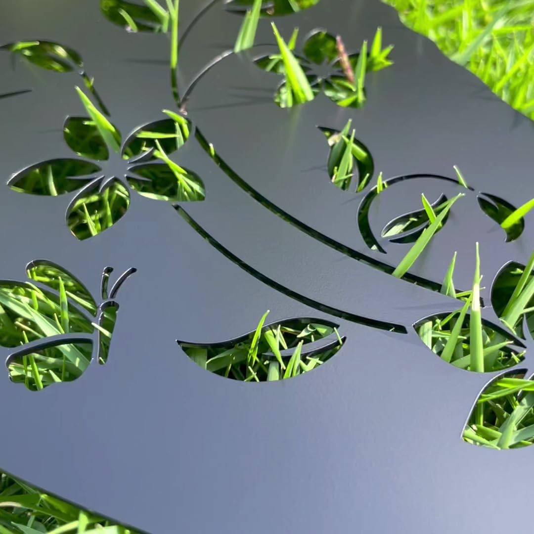 Rust Proof Metal Black Silhouette Decorative Garden Stakes for Yard, Patio, Lawn Decorations, Dachshund Outdoor Decor Yard Art
