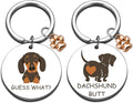 Funny Dachshund Keychain Gift