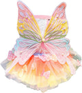 Rainbow Summer Butterfly Dog & Cat Dress