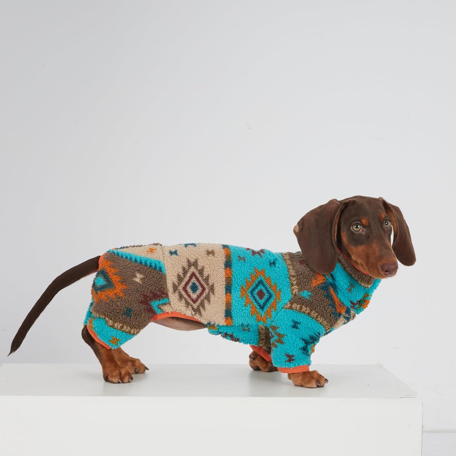 Boho Flannel 4-Leg Warm Winter Onesie Small and Medium Dogs