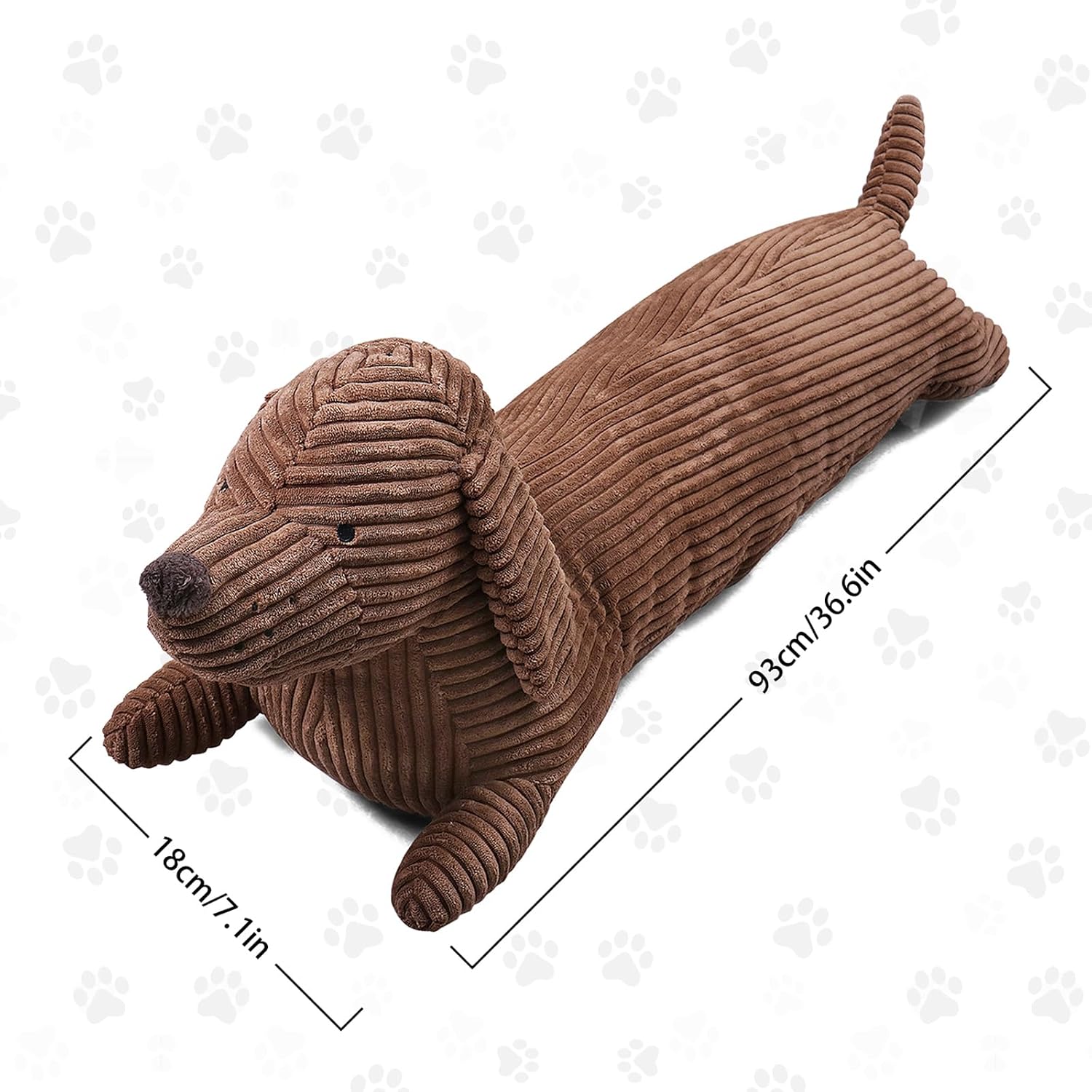 Large Dachshund Dog Stuffed Animal Plush