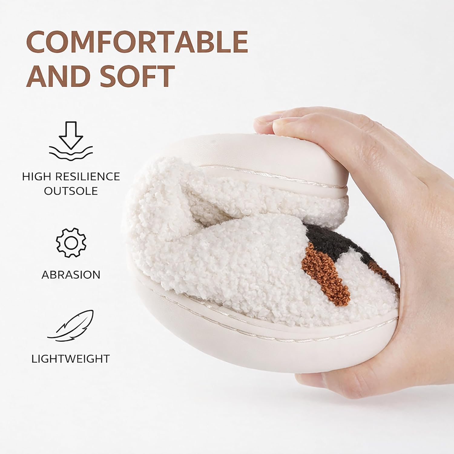 Dachshund Fuzzy Slippers - Cozy Non-Slip House Shoes