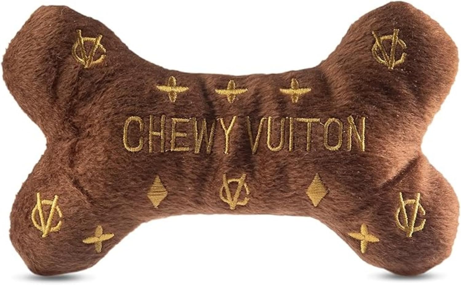 Chewy Vuiton Dog Plush Toy Purse