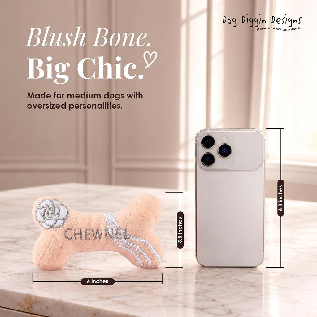 Chewnel Dog Plush Toy Bone
