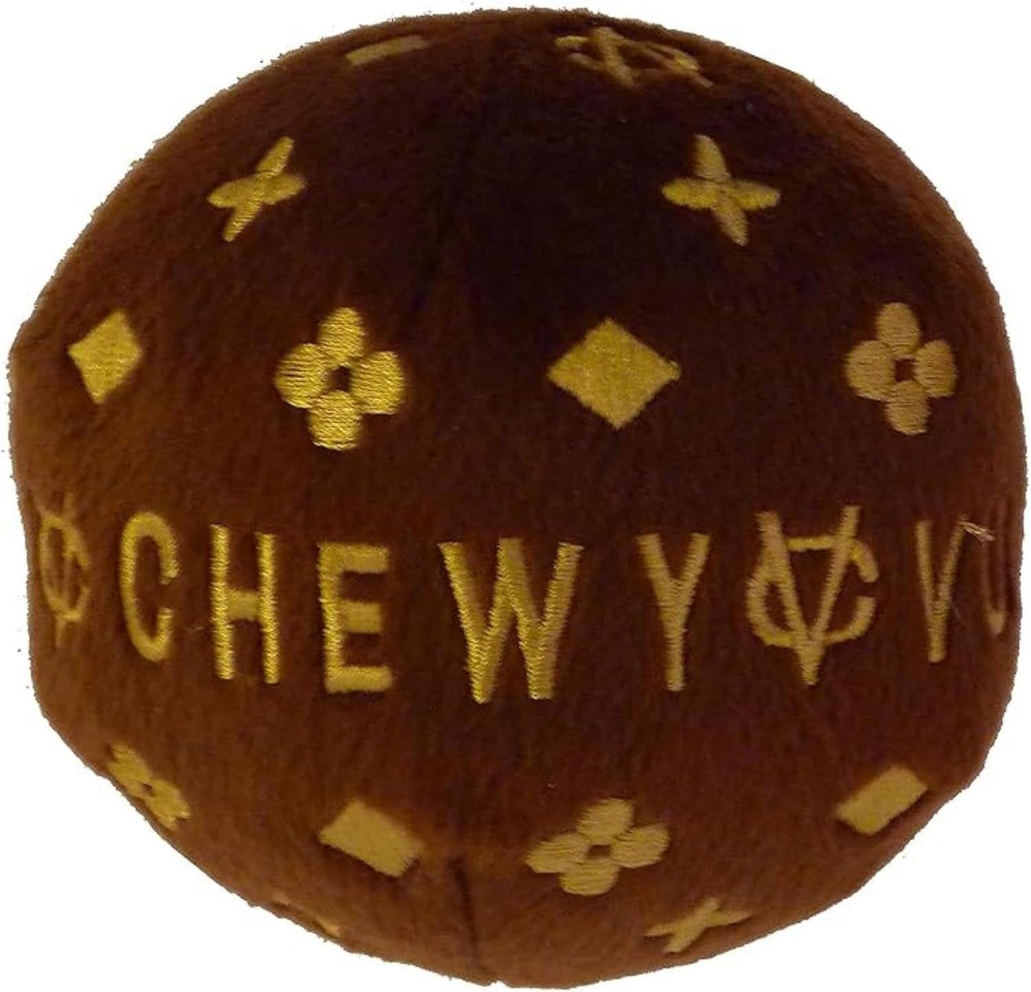 Chewy Vuiton Dog Plush Toy Purse