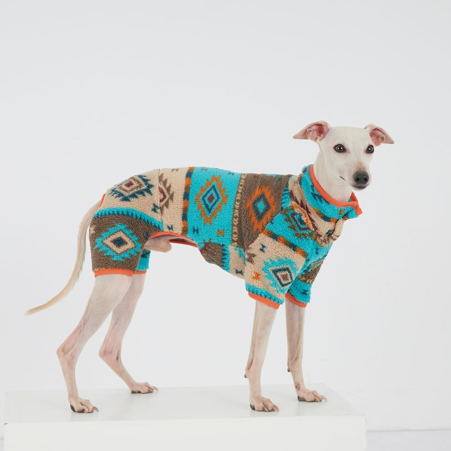 Boho Flannel 4-Leg Warm Winter Onesie Small and Medium Dogs