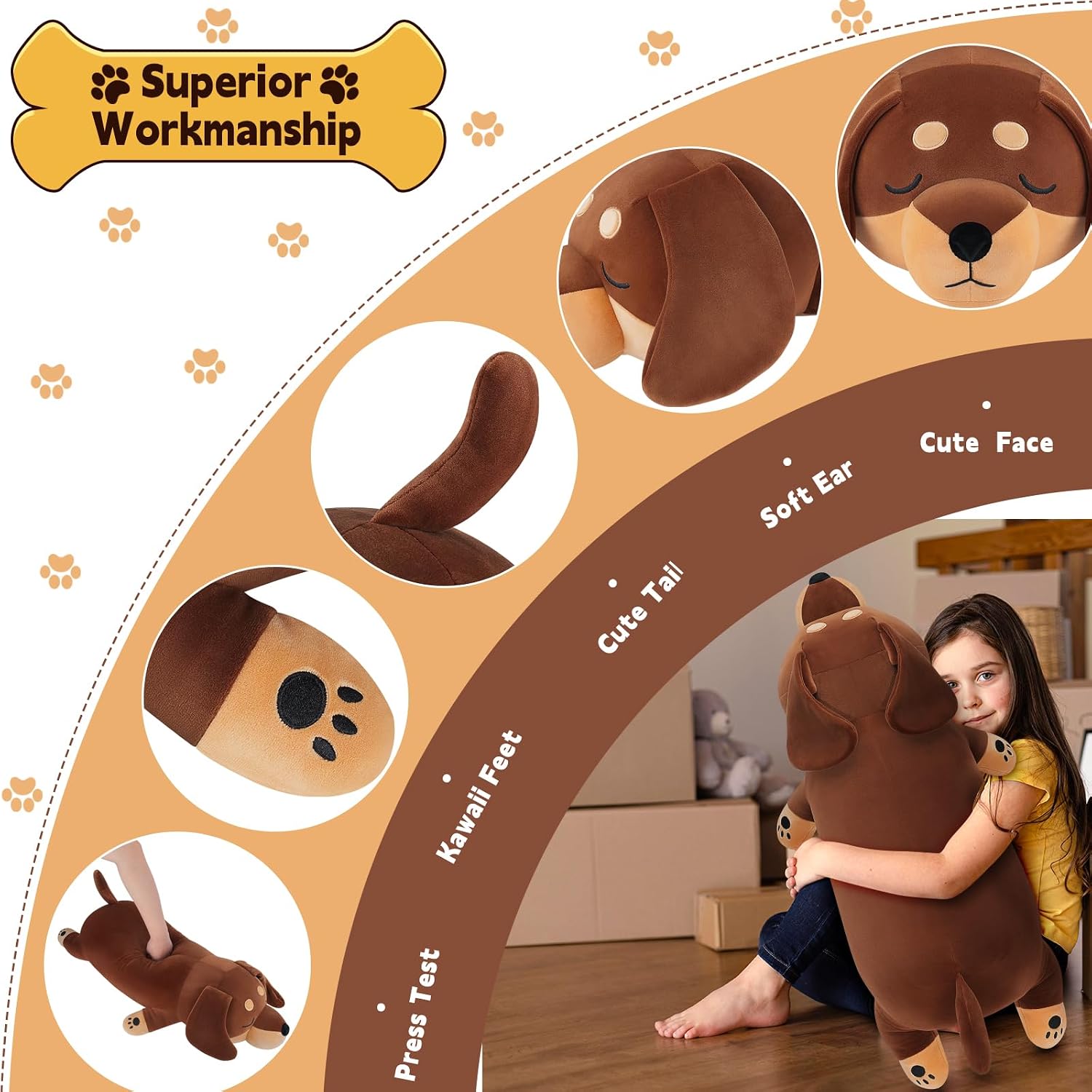 Giant Dachshund Dog Plush Stuffed Animal