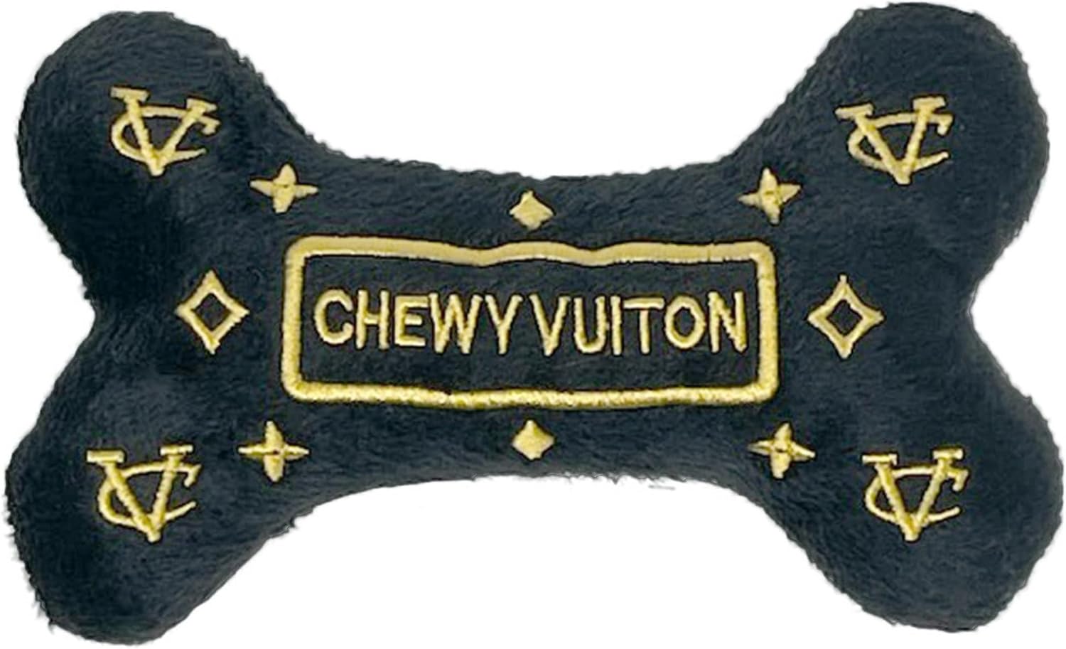 Chewy Vuiton Dog Plush Toy Purse