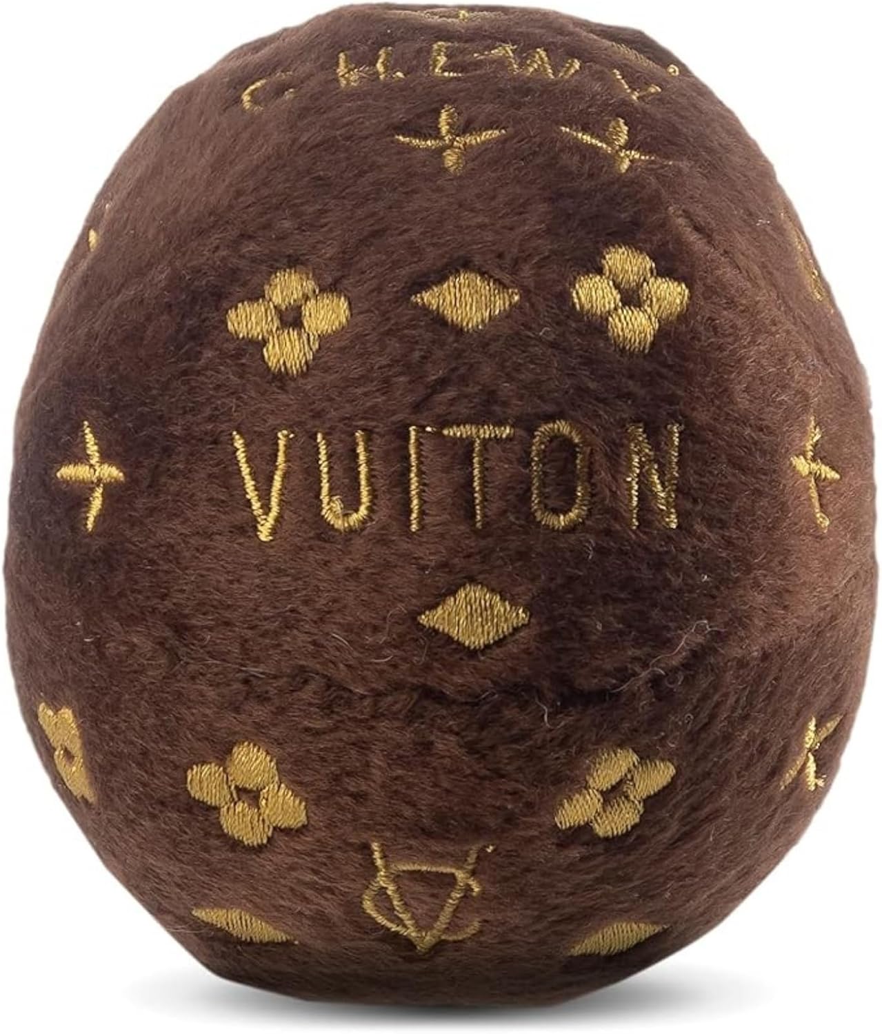 Chewy Vuiton Dog Plush Toy Purse