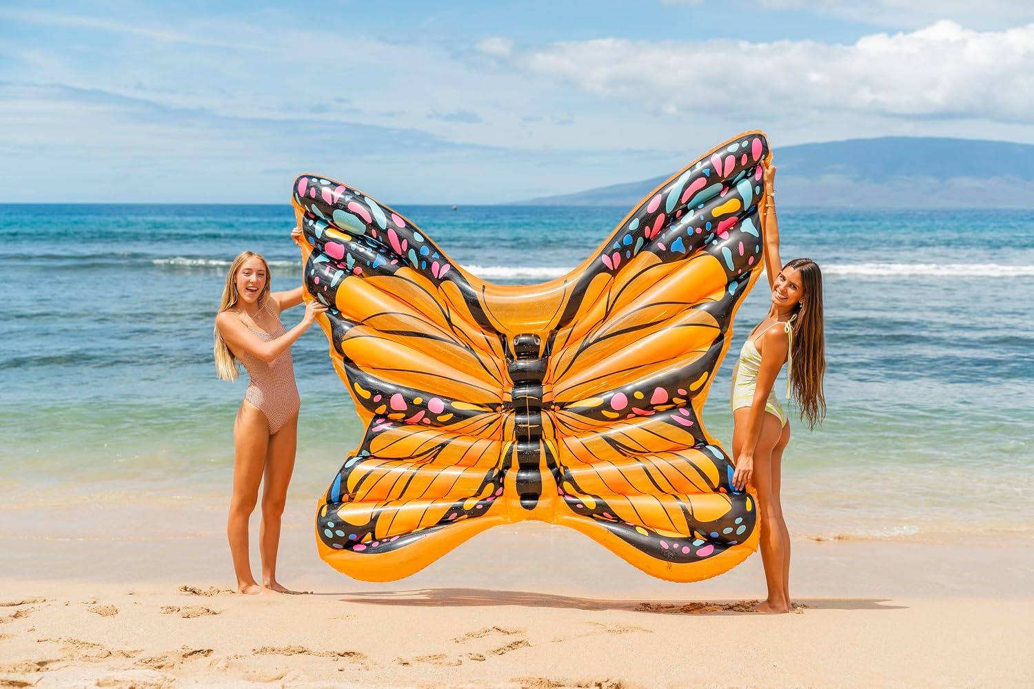 Giant Monarch Butterfly 2 Person Inflatable Pool Float