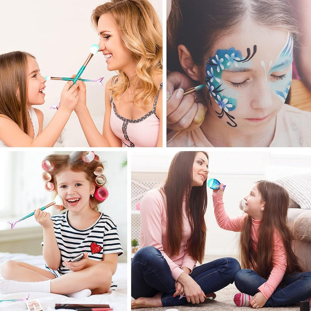 Mermaid Tailed 11 Piece Makeup Brush Set