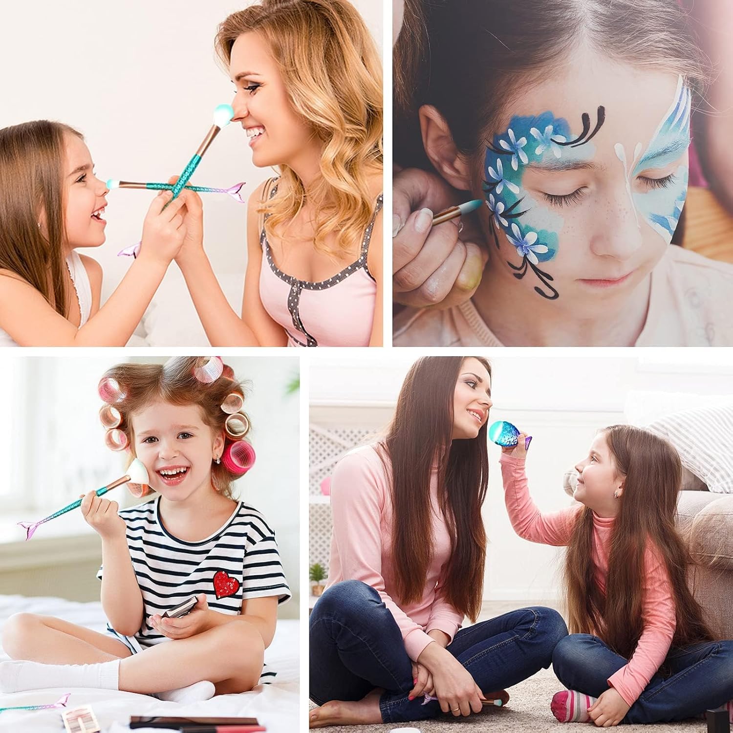 Mermaid Tailed 11 Piece Makeup Brush Set