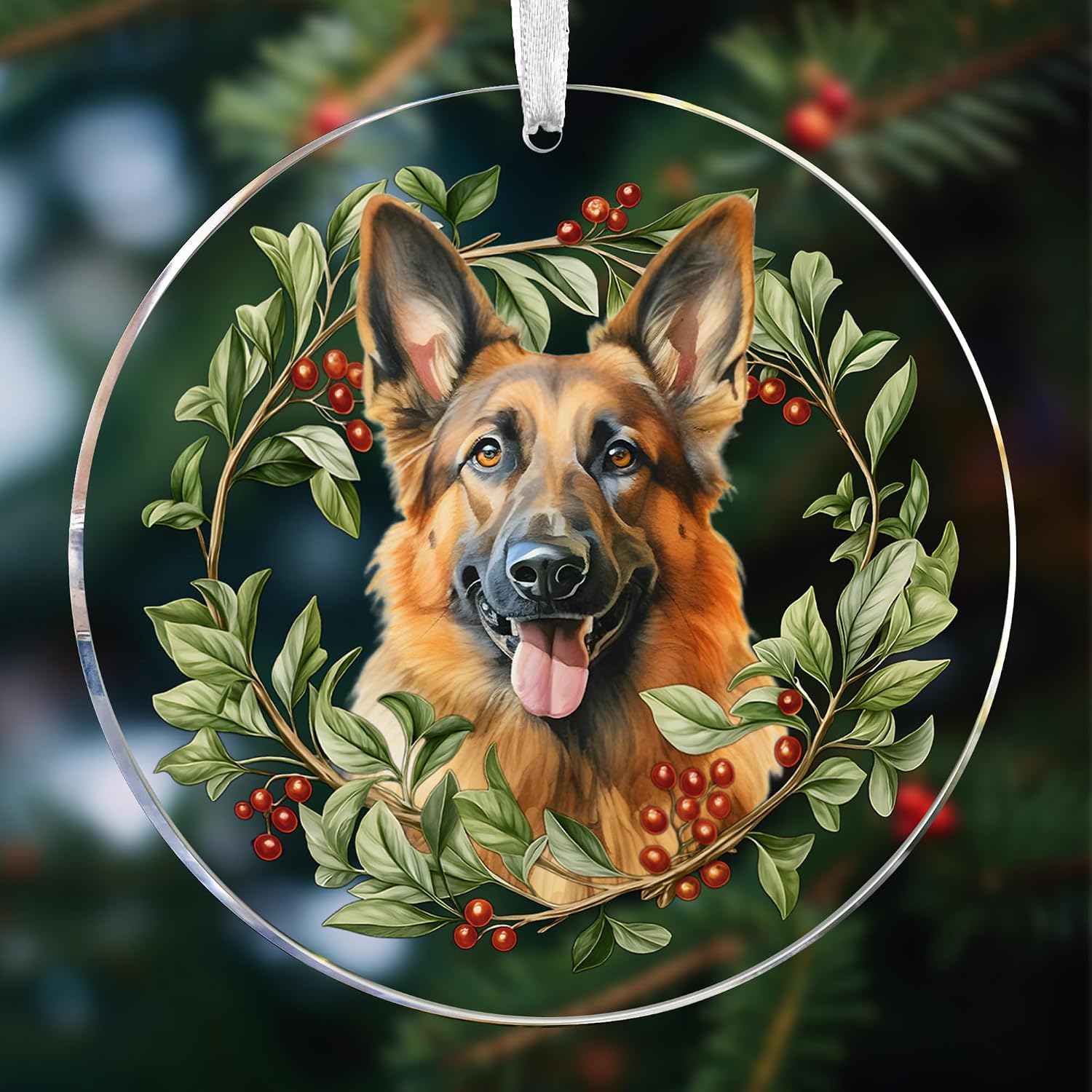 Adorable Dachshund Sun Catcher Hanging Ornament
