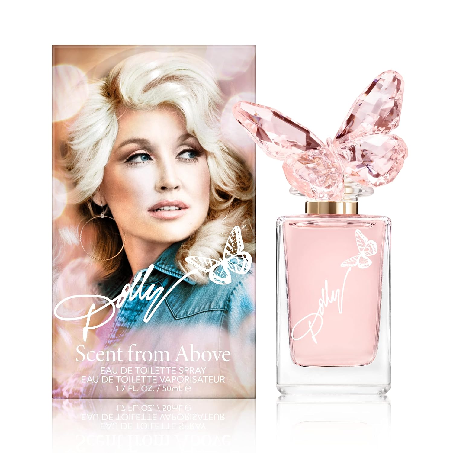 Dolly Parton Perfume - Pink Butterfly Bottle