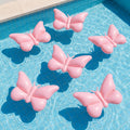 6 Piece Large Inflatable Butterfly Pool Floats with Pump for Adults