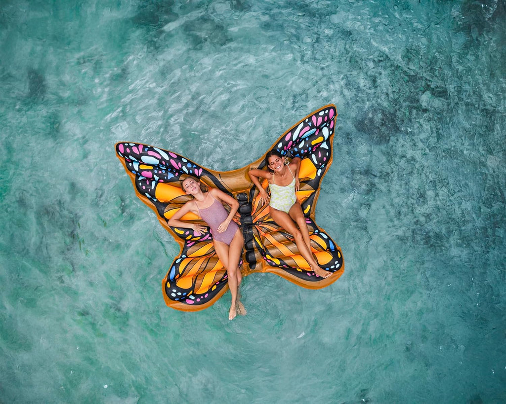 Giant Monarch Butterfly 2 Person Inflatable Pool Float