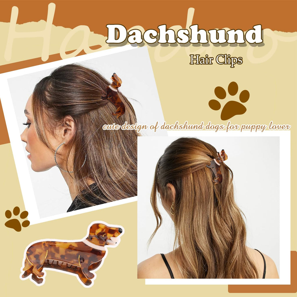 Dachshund Hair Clip - Flutter & Fetch, Co.