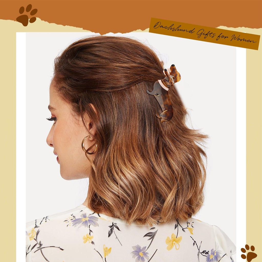 Dachshund Hair Clip - Flutter & Fetch, Co.