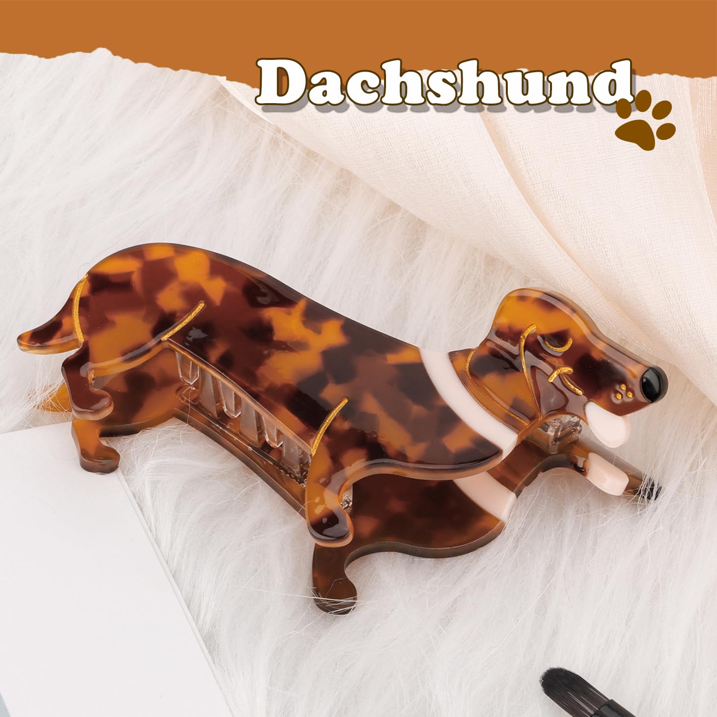 Dachshund Hair Clip - Flutter & Fetch, Co.