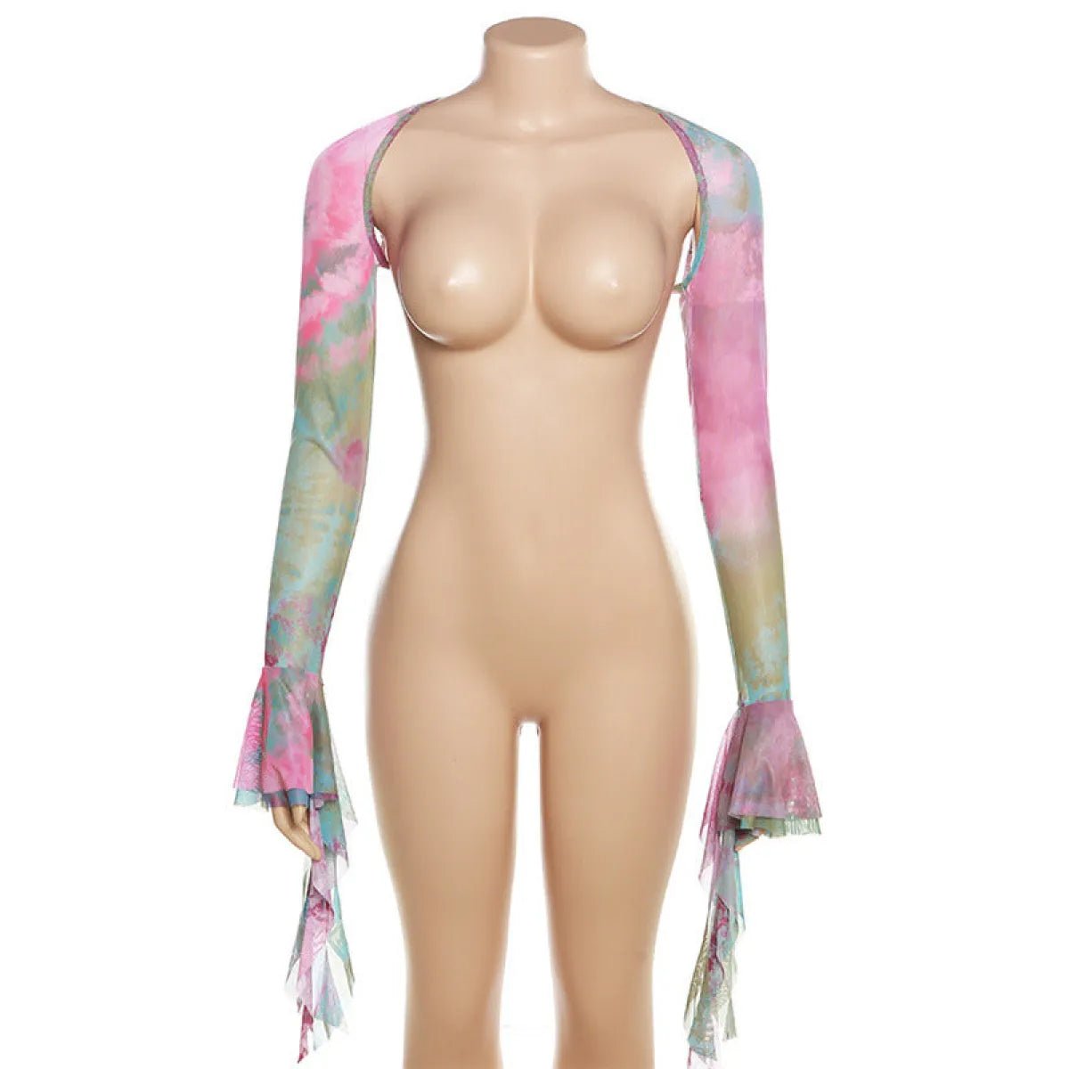 Tie-Dye Fairy Set – Butterfly Crop Top & Wrap Mini Skirt - Flutter & Fetch, Co.